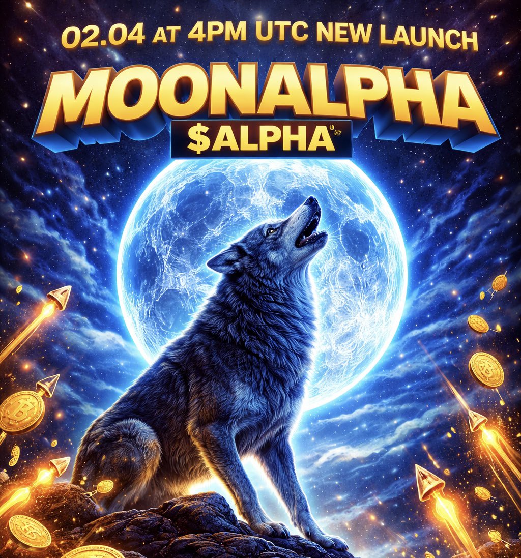 icospeaks's tweet photo. Like + Retweet + drop your Solana address

02.04 AT 4PM UTC NEW LAUNCH
ON https://t.co/uSbHD3DNvl

🐺🌕 MOONALPHA (on SOLANA)

MOONALPHA is a Solana memecoin built for one thing:
leading the move.

In crypto — alphas don’t follow.
They create the pump.
#sol #solana #airdrop #pump #pumpfun #dex