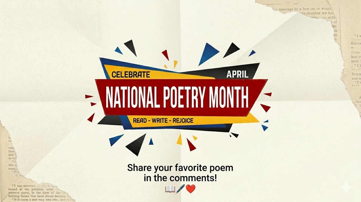 SchwartzLibrary's tweet photo. It's National Poetry Month! 🎉 
The Michael Schwartz Library has everything you need — from research databases to creative writing guides to poetry collections. Explore it all this April. 

📖 https://t.co/ltMVzybVgC #NationalPoetryMonth #CSU https://t.co/bBnFCrzmAo