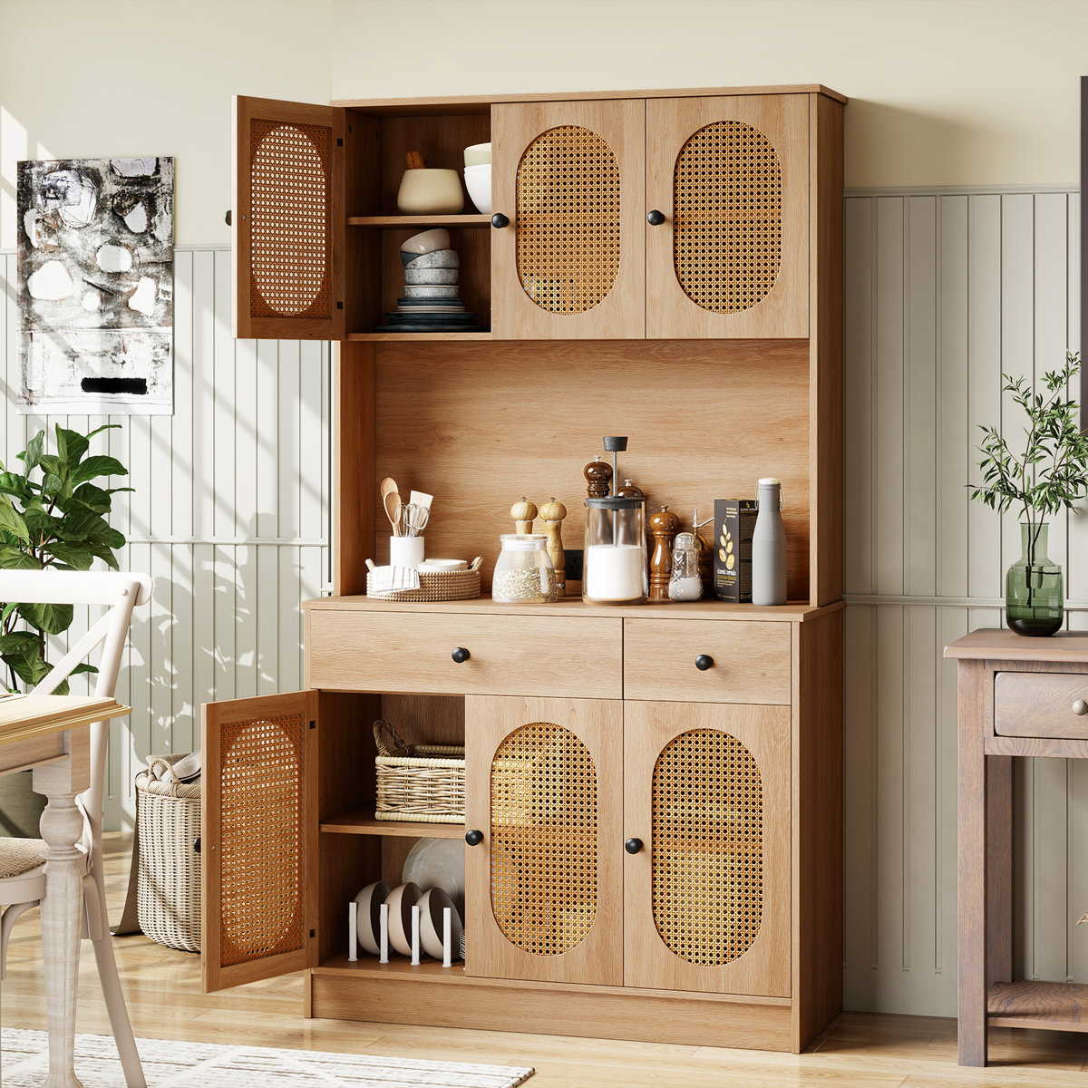 Kitchen Timber Rattan This was a request for opinions