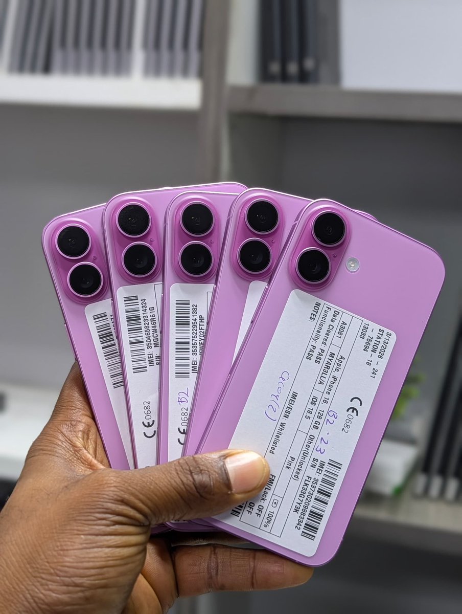 gadgetboyzack's tweet photo. iPhone 16 128GB 
Esim Unlocked 
₦920,000

Clarity of Mind Sephy Former ADC The ADC #josisbleeding https://t.co/Ge3d4ThtwP