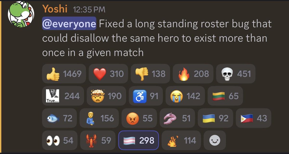 zytole's tweet photo. this might be deadlocks worst update. forcing this on everyone in the main mode without a way to opt into it is so ass its crazy. its not fun at all if youre the one in a friend group stacking the same annoying characters making the game unfun for everyone but your group https://t.co/xv83DfiDMA