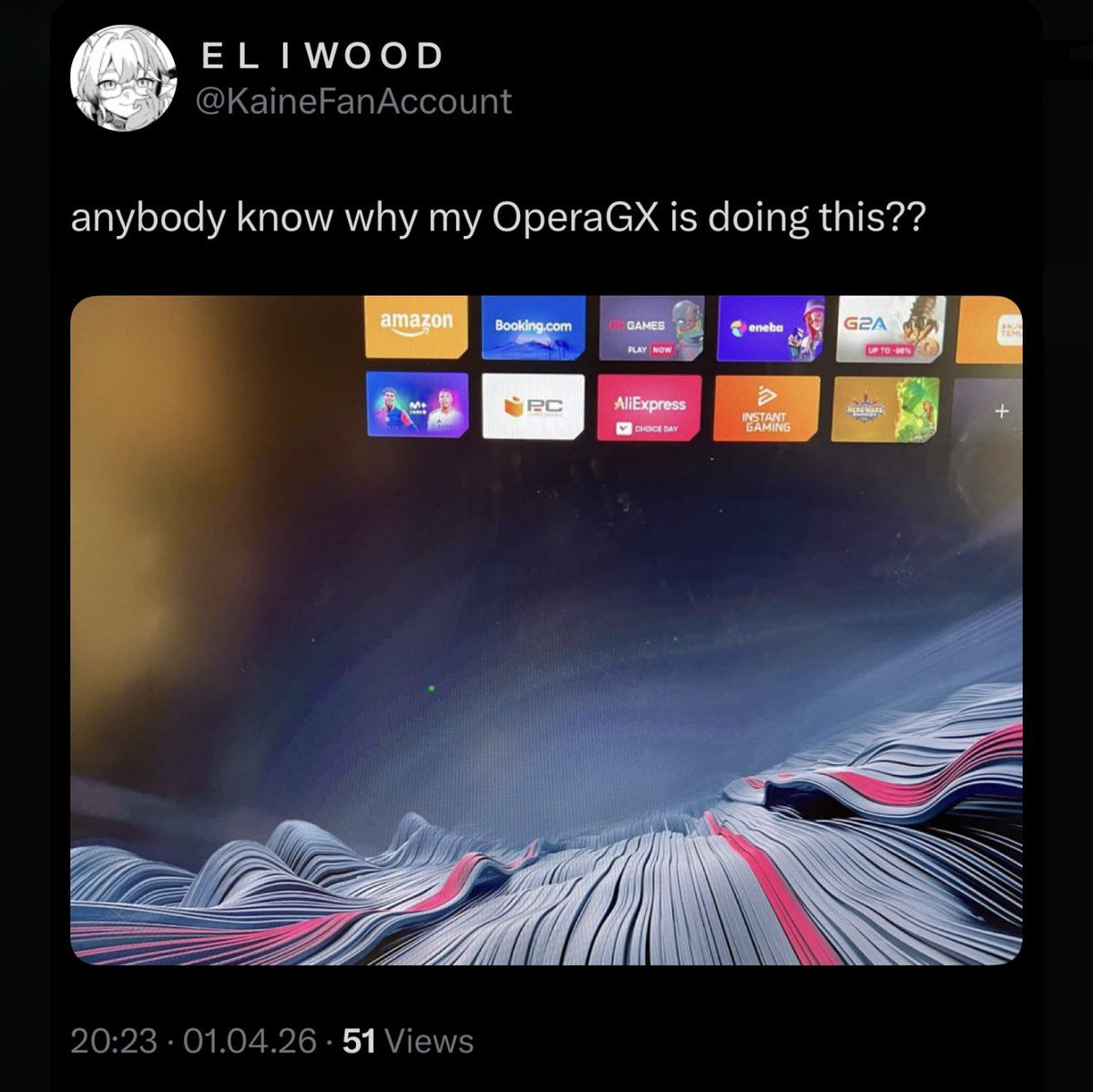 Opera GX tweet media
