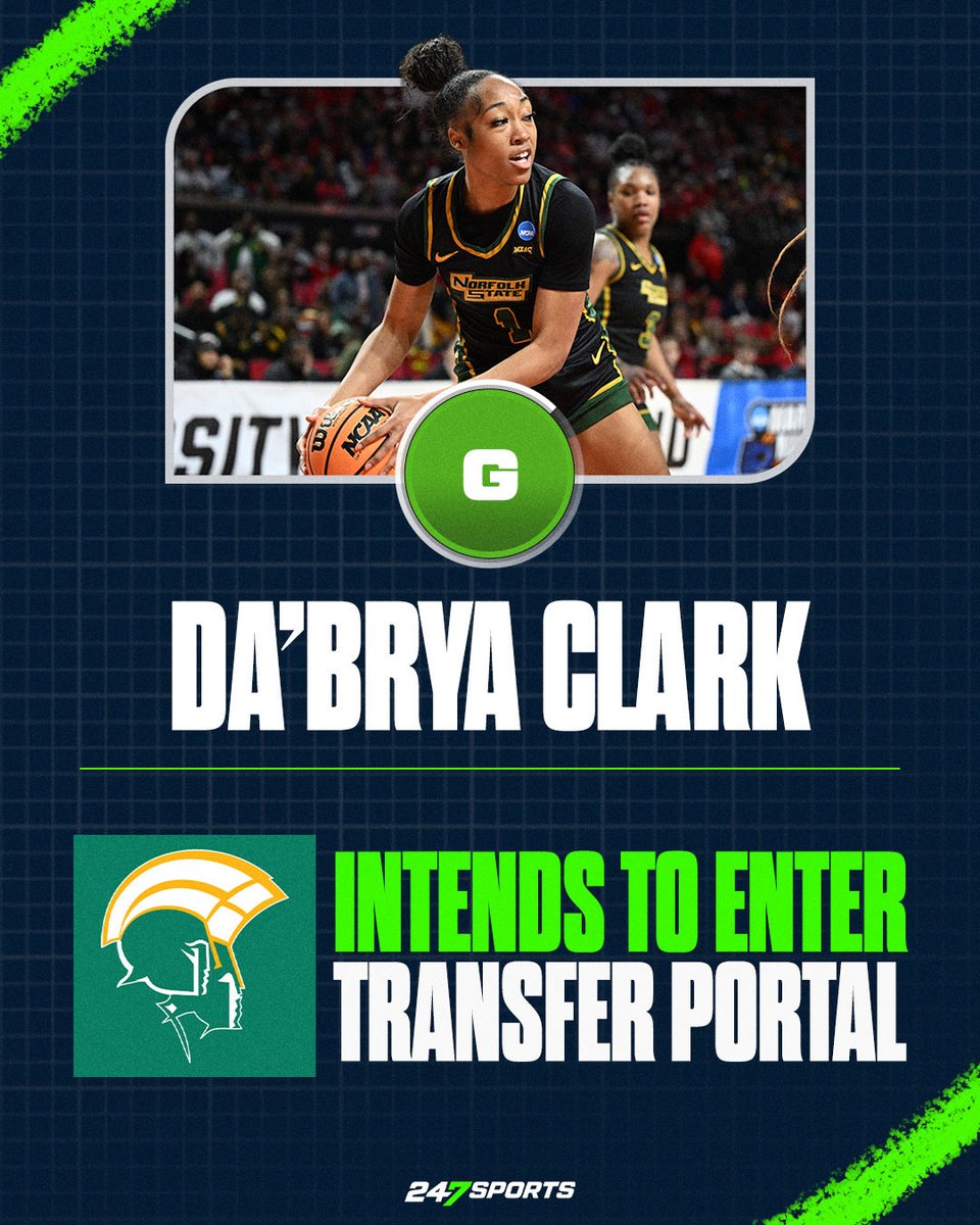 DushawnLondon1's tweet photo. Norfolk State guard Da’Brya Clark is entering the transfer portal per her representatives at Reliance Sports Agency

Clark averaged 13.9 points, 5 rebounds and 2.2 assists https://t.co/UN4uEeHnBj