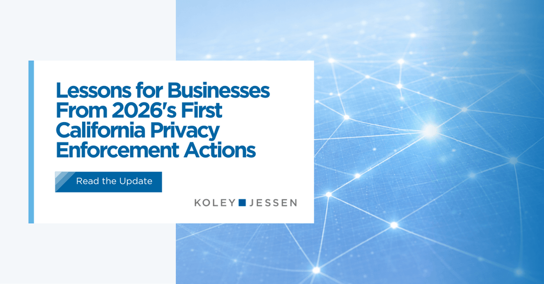 Dan_Weidner's tweet photo. Quick update from our Data Privacy &amp; Security team on recent CCPA enforcement actions. Some helpful takeaways on what regulators are focusing on.
https://t.co/4861eNxVtT https://t.co/adkcqMqY7t