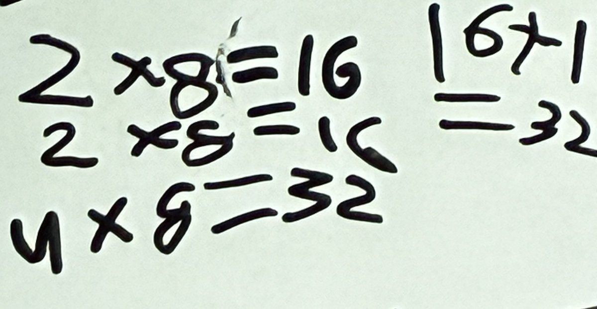RamseyLovesMath's tweet photo. Independence 3rd graders have lots of ways to find the product of 4x8 without counting. @KISDMathSquad @Independence_ES https://t.co/0SHNitOY73