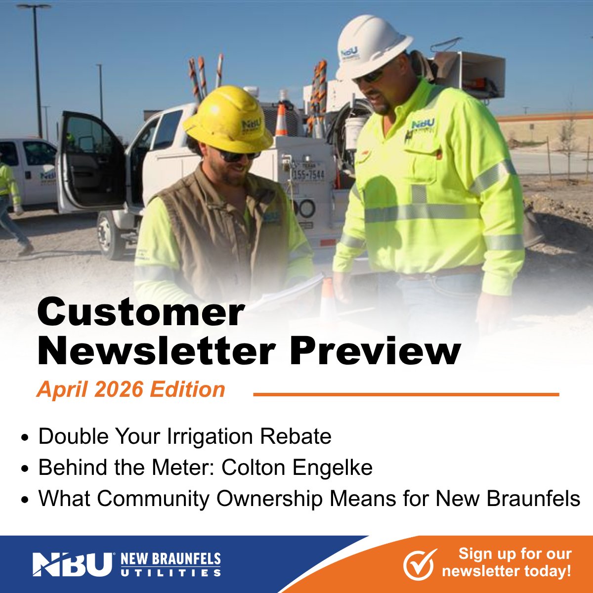 New Braunfels Utilities tweet media