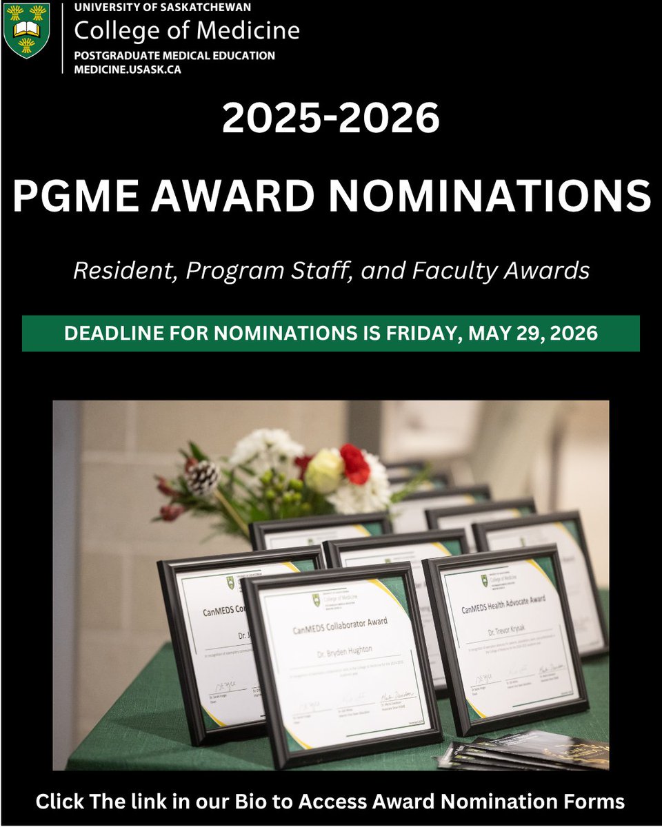 USask PGME tweet media