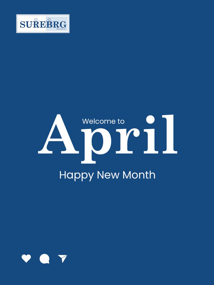 SureBrg's tweet photo. Welcome to April 🌉

Welcome to SureBrg
Nigeria’s income protection platform for workers who deserve a safety net.

Lose your job? Your income shouldn’t disappear overnight. We’re changing that.

#SureBrg #WeveGotYou #IncomeProtection #Insurtech https://t.co/AK3LwFdZiT