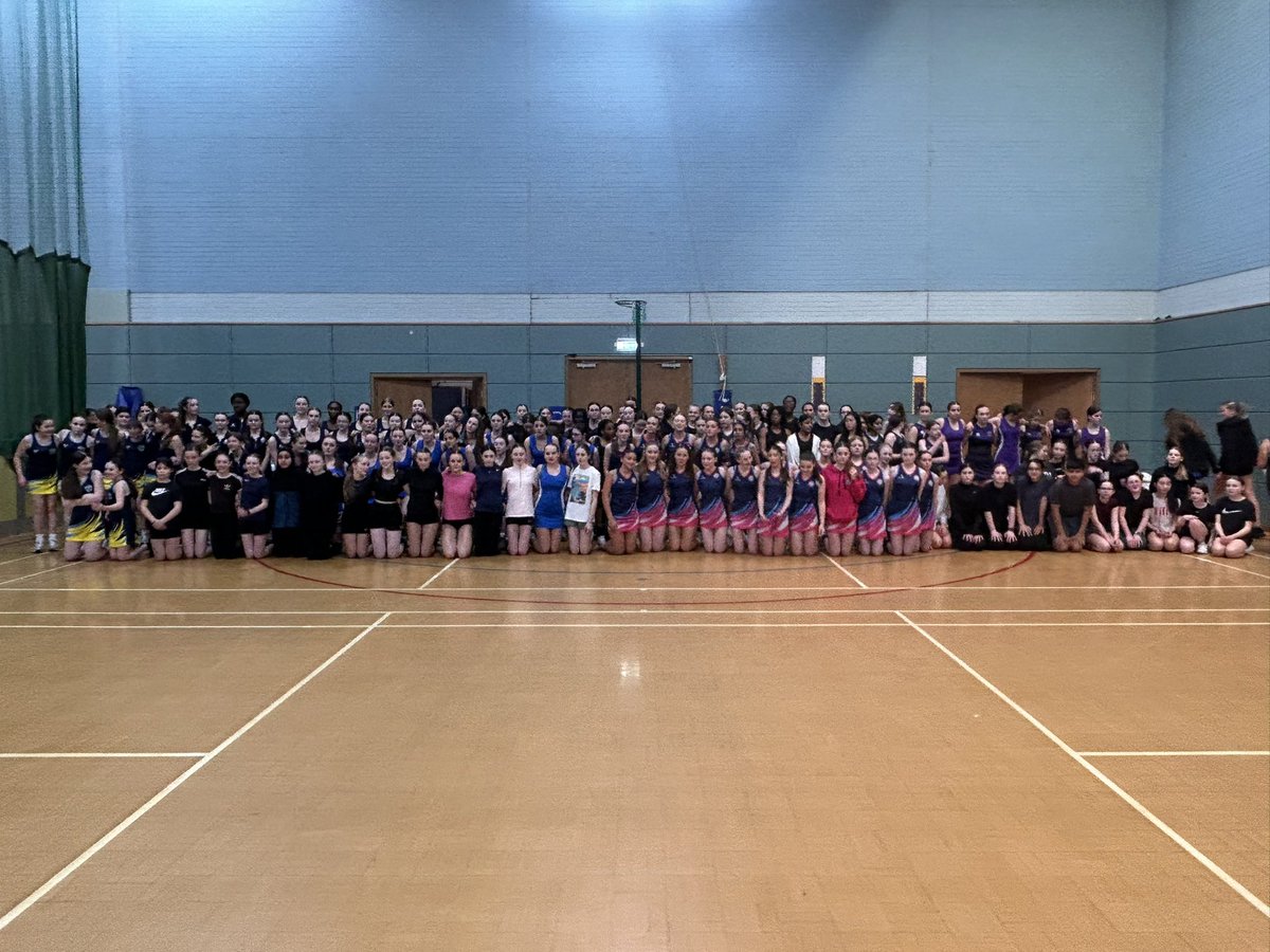 DouglasNetball's tweet photo. A fantastic end of season Netball Festival at the Leisuredrome in Bishopbriggs tonight! A great turn out from all schools 🏐🏆🏐 @DouglasAcad https://t.co/Q2rz9Oy6G0