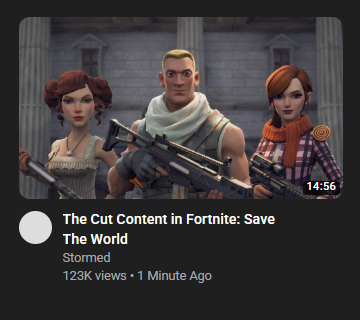 The Cut Content in Fortnite: Save The World....this week !