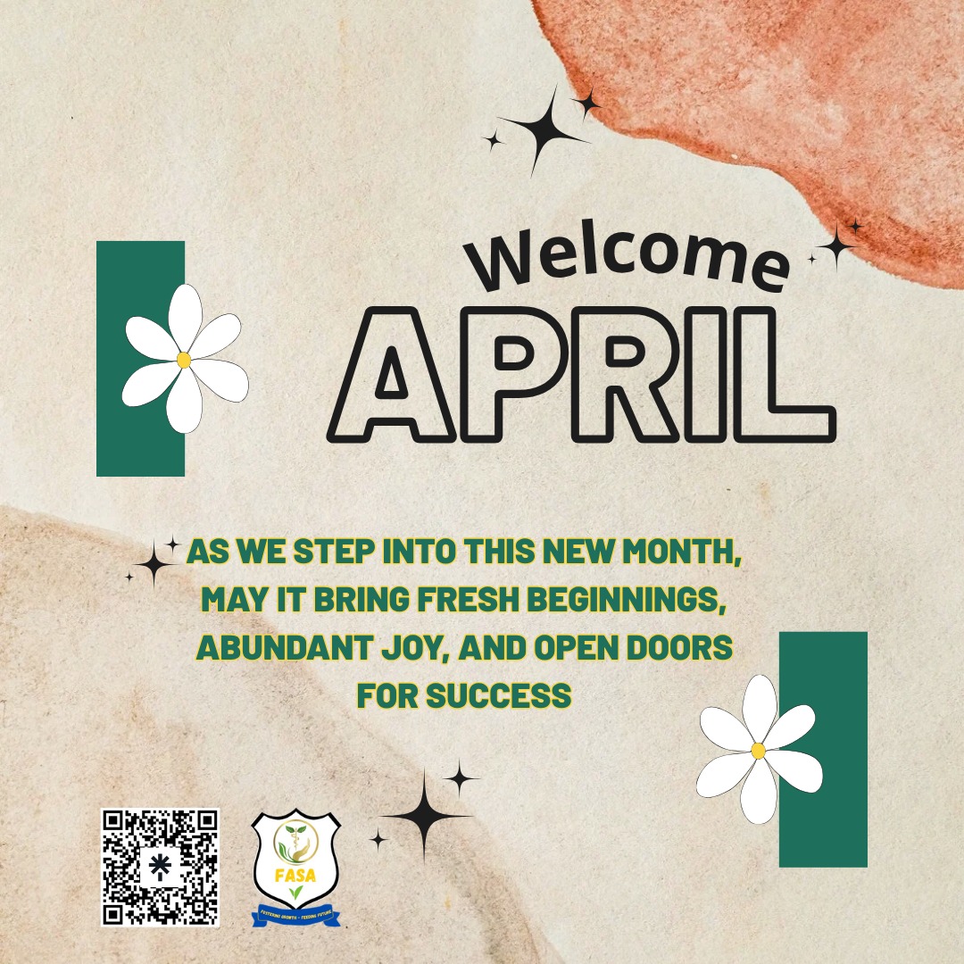 UCU_FASA's tweet photo. Happy New Month of April 2026! 
 Let's embrace this season with gratitude, faith, and hope for continued growth and prosperity. May April bring us peace, good health, and positive breakthroughs. https://t.co/2znrzfdzZI