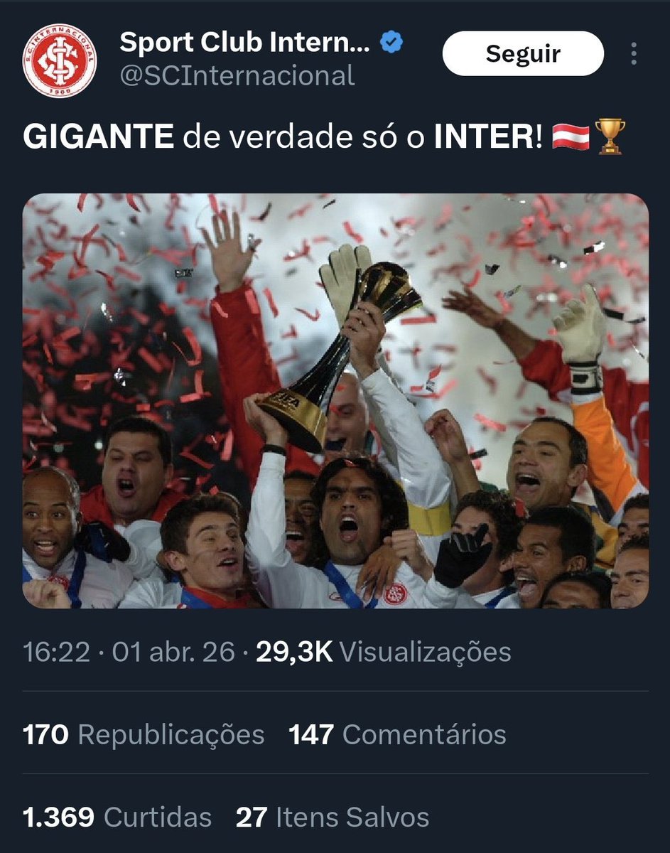 gremio_info1903's tweet photo. O inter apagou mas o print é eterno, até eles sabem são os menores, lançaram essa no 1 de abril.. https://t.co/KZJ9SLRQin
