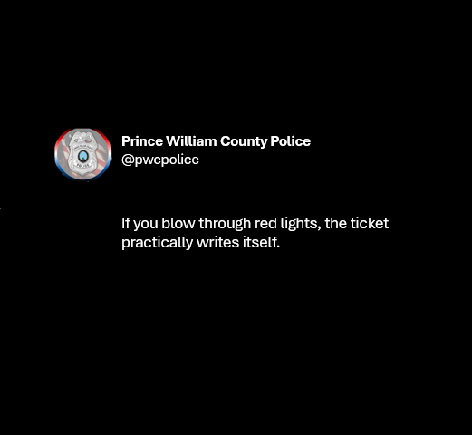 Prince William County Police Department tweet media