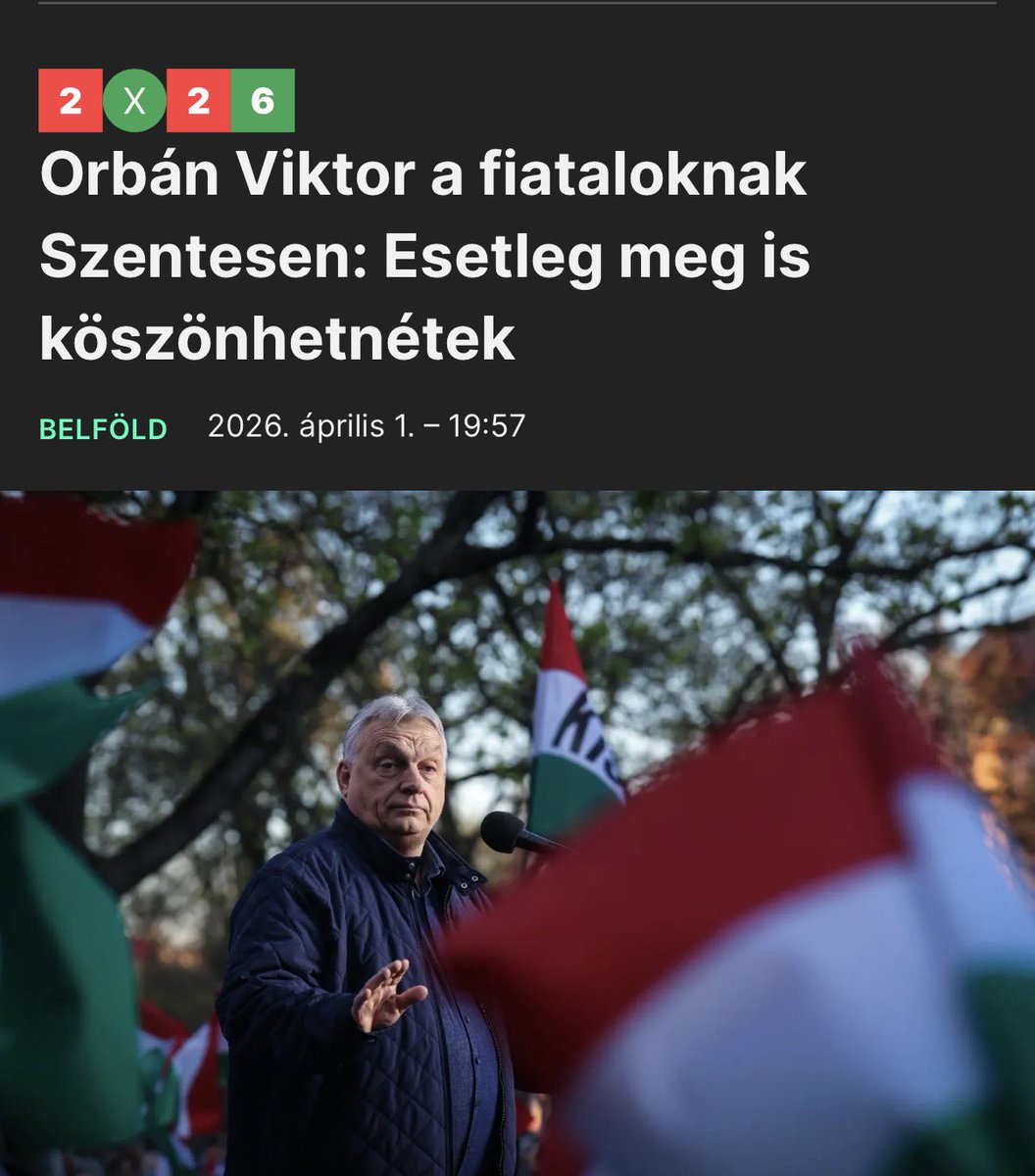 Sunnyslow's tweet photo. Kedves fiatalok, el ne felejtsétek megköszönni, hogy
- A legkorruptabban vagyunk az EU-ban
- A legcsóróbbak között vagyunk az EU-ban
- Hogy az egyetlen felétek tett ajánlat az eladósításotok
- Hogy kígyóvállú szarjancsiknak neveznek titeket, miközben könyörögnek a szavazatotokért
- Hogy a közegèszségügy annyira le van rohadva, hogy stádiumot lép a rák két időpont között.
- Hogy az Orbán kormány korruptsága miatt nincs Erasmus program
- Hogy valójában nem létezik olyan oktatásügy, ami segítene kiaknázni a bennetek rejlő potenciált
- Hogy az ösztöndíjatok, vagy a béretek reálértékét bedarált a rossz gazdasági döntések okozta infláció
 - Hogy vidéktől függően a lakhatás vagy teljesen, vagy nagyon nehezen megfizethető 
- Hogy míg ti szűkösebben éltek, addig ezeknek arra is van pénzük, hogy a Ferrarikat konténerekben menekítsék Dubajba,
- Hogy míg nektek szerencsés esetben béretek közel felét kell kiperkálni az albérletért, addig ezek yachtokon és hatalmas birtokokon meg kastélyokban tengetik az időt

Azt hiszem lehetne növelni a listát, de már ezzel is annyi minden van, amit megköszönhettek Orbán Viktornak, nagyszer, önjelölt földesurnak, aki akár közétek is lövethetne, de inkább elvesz, hogy abból egy kicsit visszaadjon. Hitelbe.
