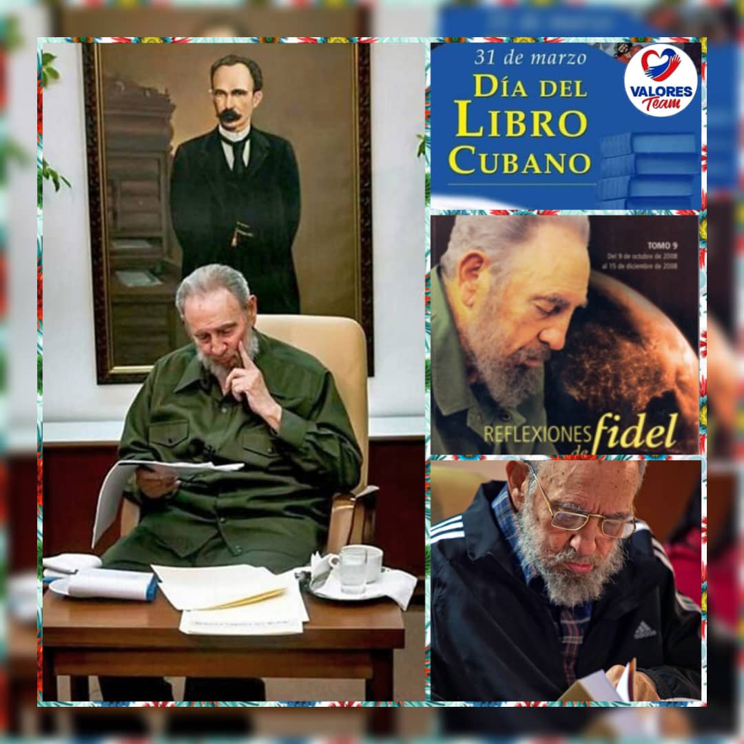 <a href="/ValoresTeam1/">Valores Team 🕊</a> <a href="/CubaEsCultura/">MinCult - Cuba</a> <a href="/cafemartiano/">❤️Café Martiano 🇨🇺</a> <a href="/DefendiendoCuba/">Defendiendo Cuba</a> <a href="/EVilluendasC/">Enrique Villuendas</a> <a href="/FrankCuba2022/">Frank Rodríguez Pérez</a> <a href="/Giro5O/">Giraldo Martín Lazo</a> <a href="/RedCorazonSi/">Corazón Rojo 🇨🇺❤</a> <a href="/PieEnElEstribo2/">Con El Pie En El Estribo 2</a> <a href="/ValorRazon/">Con el Valor de la Razón</a> <a href="/mimovilespatria/">mimovilespatria</a> <a href="/LorenaQba1/">Lorena Free 💓🕊️ 🇨🇺</a> La frase de Fidel resume la esencia de una Revolución que apuesta por el pensamiento crítico. Defender la Imprenta Nacional y el libro público es defender la soberanía intelectual de nuestro pueblo. Que #LeerEsCrecer no sea solo un lema, sino la ley a diario. #DíaDelLibroCubano