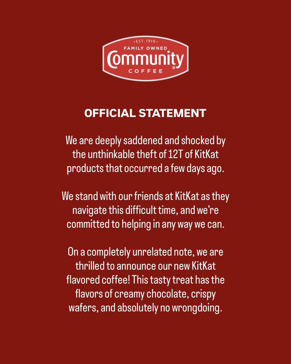Community Coffee tweet media