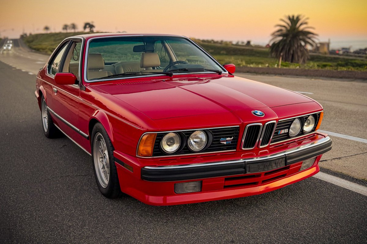 Bringatrailer's tweet photo. Now live at BaT Auctions: 1988 BMW M6. https://t.co/RT5vgeAB8U https://t.co/SJx5JrZUE2