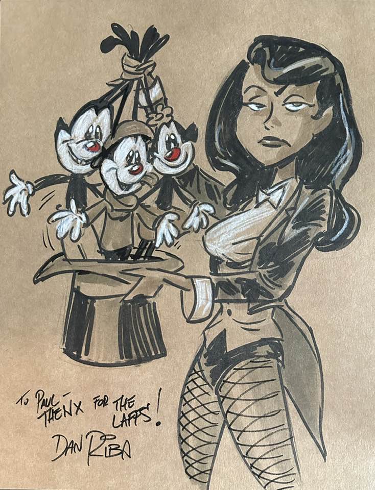 Paul_Dini's tweet photo. Oh well...that's show-biz. A magical mash-up by WB Animation compadre Dan Riba. https://t.co/MydqpFwJ4Z