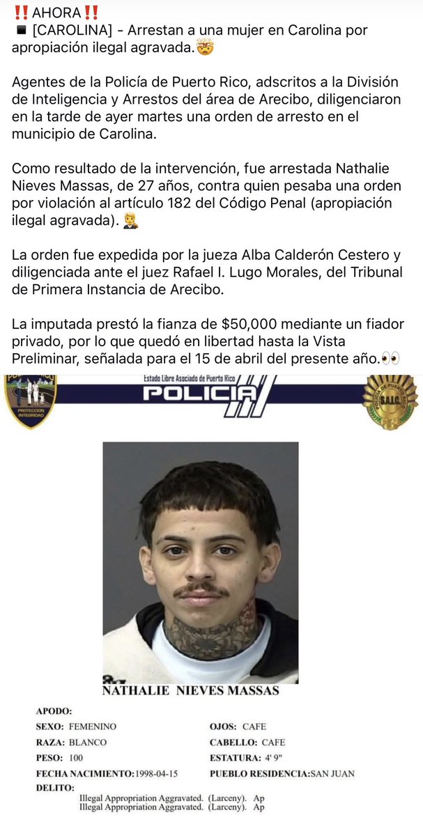 Si amigos, es una mujer. La duda ya fue descartada.