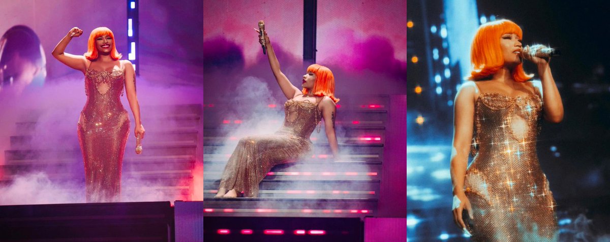 Nicki4orever's tweet image. Nicki’s fashion 👗 during the PF2 Tour was everything! 👠 From custom Mugler to Jean Paul Gaultier, she is the ultimate fashion icon! 📸👑💅 #NickiMinajFashion #StyleIcon #Queen 🦄✨🎀 Queennnn💖💖💖👑👑👑🩷🩷🩷