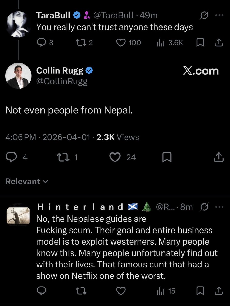 It's embarrassing and economically risky for Nepal's image as a trustworthy adventure tourism hub. <a href="/PM_nepal_/">PMO</a> The government needs quick, visible action to limit the fallout, or it could reduce visitor numbers and raise insurance costs for those who still come.