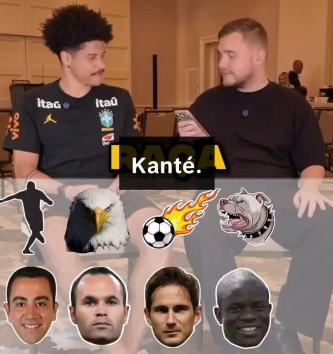 +Gelmiş geçmiş en iyi 4 orta saha ?

Gabriel Sara:

“Kante, Xavi, İniesta, Lampard!”
