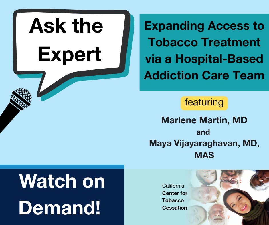 UCSF Smoking Cessation Leadership Center tweet media