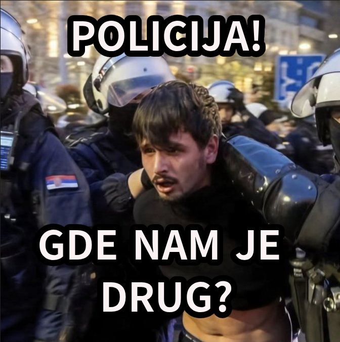 bokipop_034's tweet photo. Dečko je poslednji put viđen prilikom nasilja izazvanog od strane ljudi u policijskim uniformama 31.03.2026. ispred Rektorata u Beogradu. 
Od tada mu se gubi svaki trag!
Delite objave, ovo mora da prestane!!!! https://t.co/xNNKQNyFK5