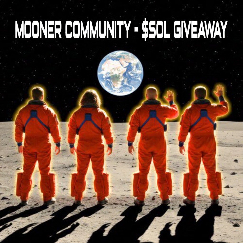 .1 SOL GIVEAWAY 🚨 5 WINNERS 🥇 

- sending .1 $sol to 5 people in the mooners community .

rules:

like &amp; repost this post 👍 

join my group for updates on my coins and giveaways: t.me/blankslaunches

comment wallet when done