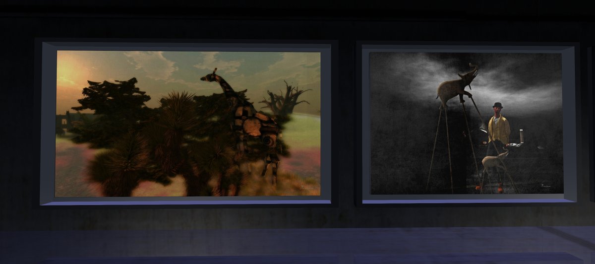 InaraPey's tweet image. Art in Second Life: 

owhere B and Bamboo Barnes at Nitroglobus in Second Life - wp.me/pxezy-EcF - #SL #ExploringSecondLife