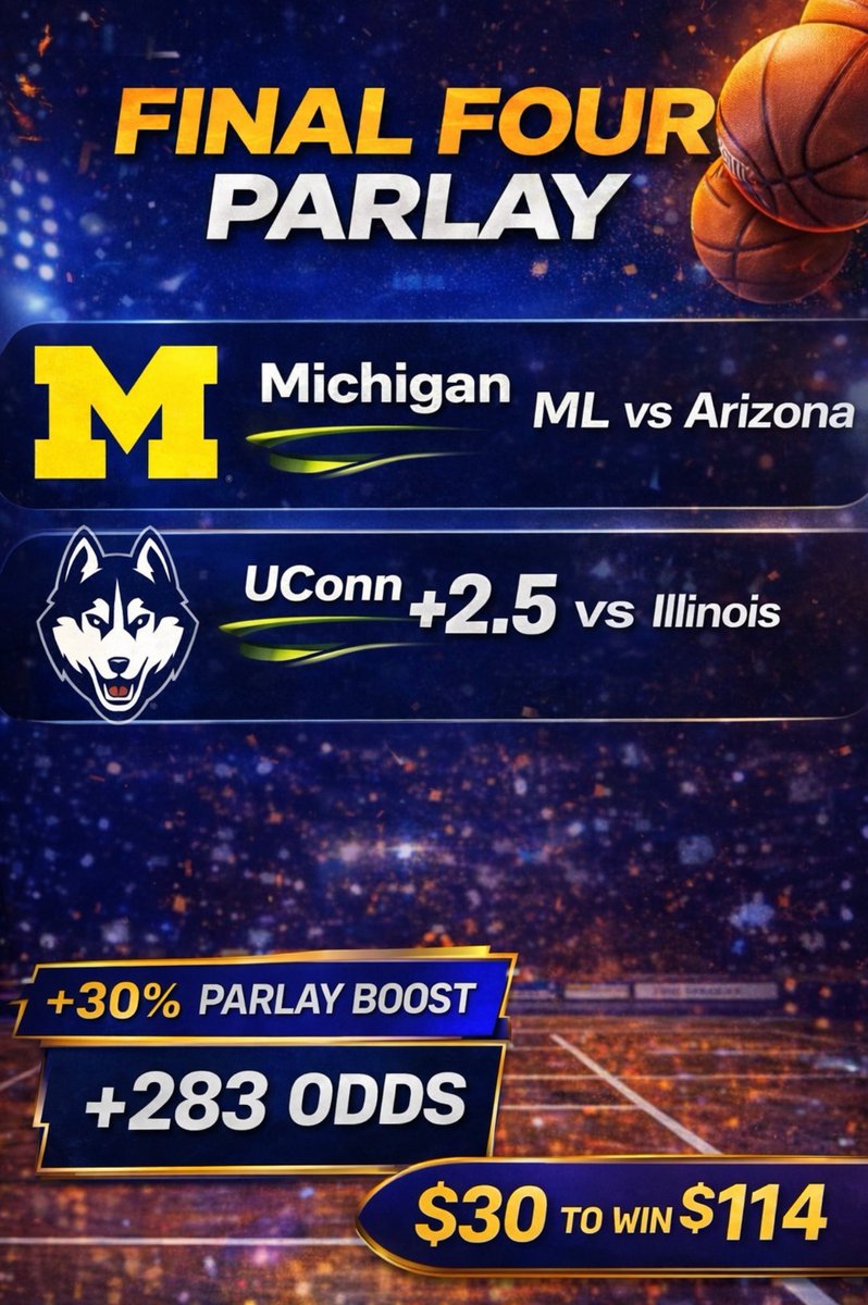 Bink_the_Book's tweet photo. #finalfour #Gambling𝕏 https://t.co/pnG4FncIV5