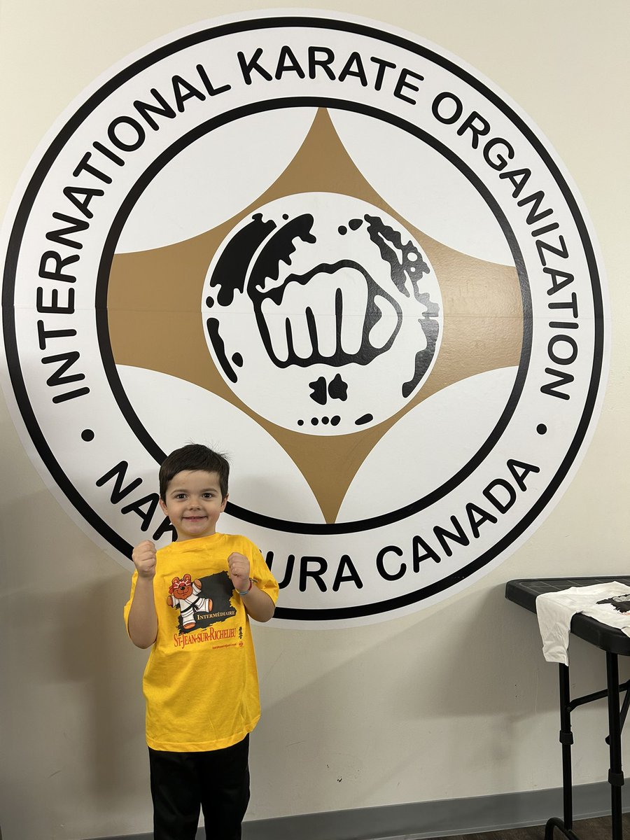 alekswozniak87's tweet image. James monte de niveau 💥 #Karate