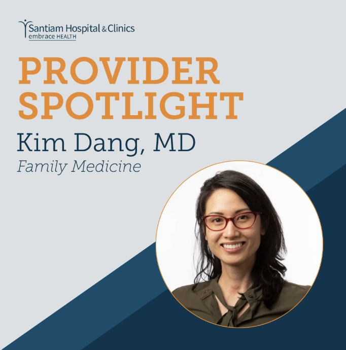 We’re proud to have Kim Dang, MD, on our Family Medicine team at Santiam Hospital &amp; Clinics! 
📍 Stayton | 📞 503.769.6386