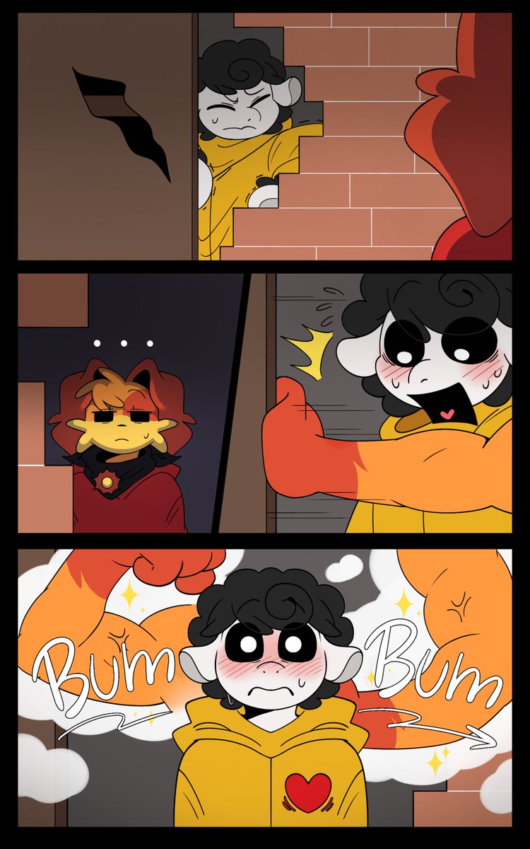 Alpha_Wolfster's tweet image. "Tight squeeze? Oh please." by @_Skebfu 

Baba couldn't squeeze through the opening, so Dogday gave her a hand.

#BabaChops #NightmareCritters #SmilingCritters #SmilingCrittersAU #RERRAU #Dogday