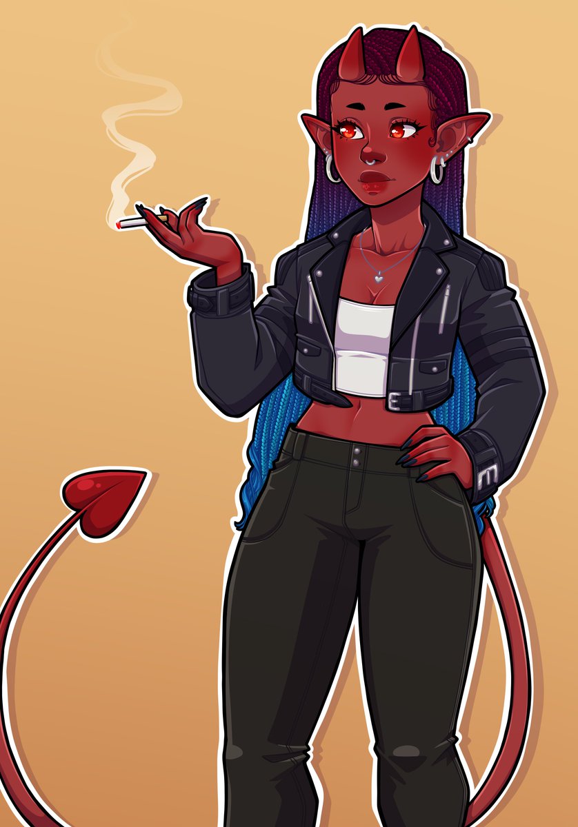 Leather Jacket

I really have no explanation for this one other than I wanted to draw a cool leather jacket and the only OC I can think of that's cool enough to wear a cool leather jacket is Cece, so she got the cool leather jacket