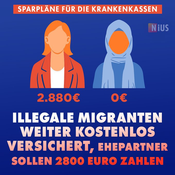 Einfach DEN DEUTSCHEN PASS IN DEN MÜLL schmeissen, ein arabischen oder ukrainischen Pass besorgen oder islamistisch ausehen UND SCHON ROLLT DIE KOHLE