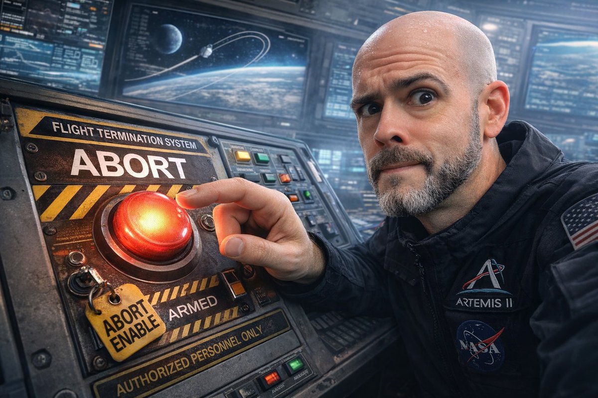 FloSpacenerd's tweet image. #ArtemisII - Update:🚨

Offenbar gibt es aktuell ein (hoffentlich kleines) Problem am Flugabbruchsystem des #SLS– daran wird gerade gearbeitet.

Der Countdown läuft trotzdem weiter… 👀
Hoffen wir, dass alles rechtzeitig gelöst wird!