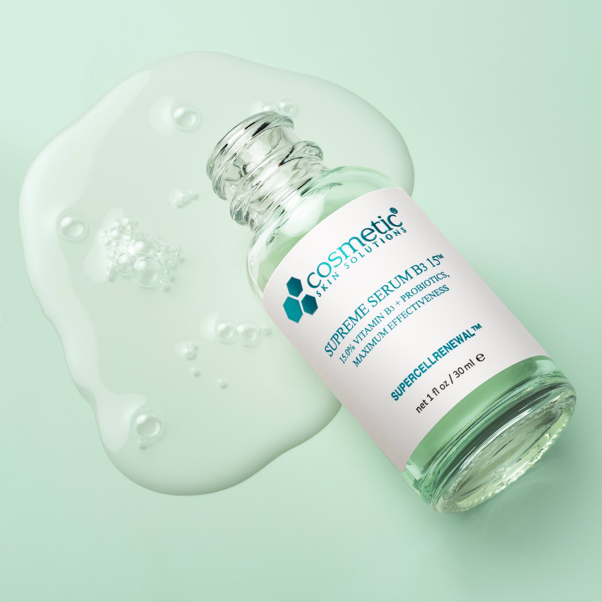 CSS_ScienceLab's tweet image. 🫧 Supreme Serum B3 15 🫧

15% Niacinamide + Hyaluronic Acid working together to hydrate, smooth, and visibly refine your skin.

Brighter. Calmer. Youthful. 🧚🏼💫

#CosmeticSkinSolutions #Niacinamide #EvenComplexion