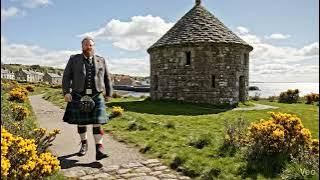 tourscotland's tweet image. Tour #Scotland 4K #Spring travel video Blog clip of a Scotsman wearing a Kilt and Sporran and walking by a 16th Century #Beehive #Doocot on #ancestry, #genealogy, #history visit and trip to coast by #St #Monans, #East #Neuk of #Fife Also known as Dovecot tour-scotland-photographs.blogspot.com/2026/03/scotsm…