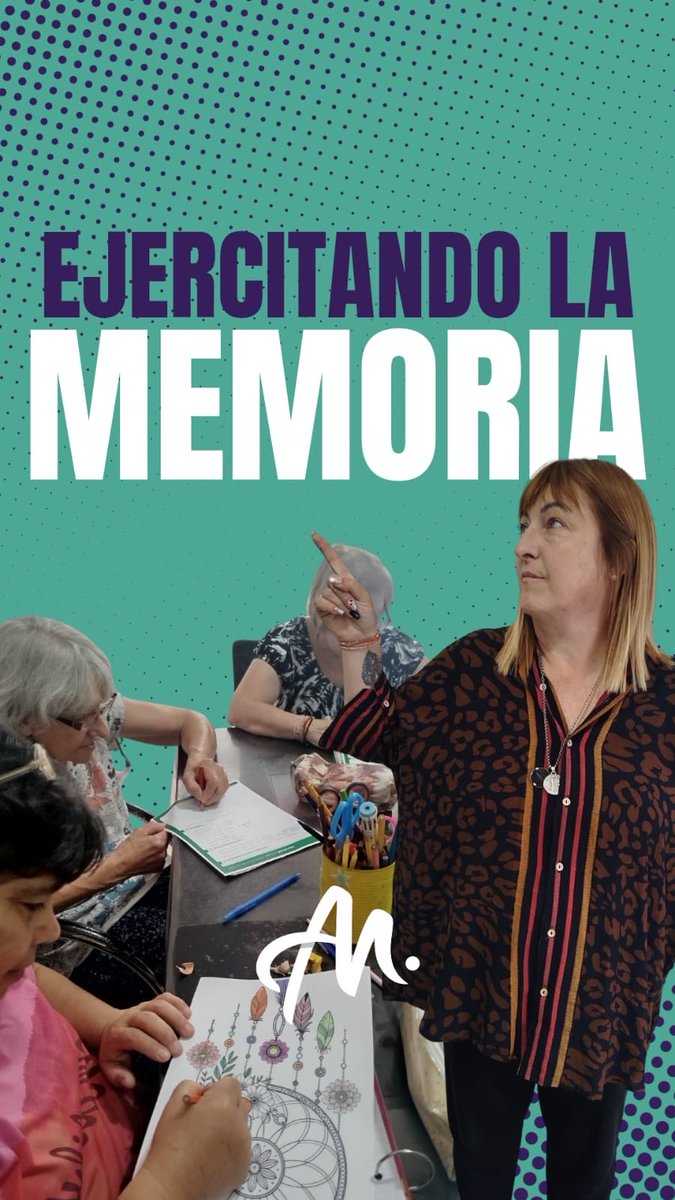 AnaliaMairano's tweet photo. Es un espacio de encuentro, aprendizaje y disfrute🫶🏻Los esperamos 🙌🏻✨
#ActivaMente
#MemoriaActiva
#AdultosMayores
#BienestarMental
#villalynch https://t.co/DdDJyjGQb1
