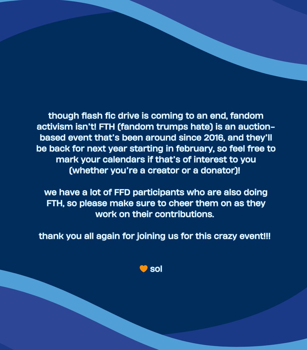 ficflashdrive's tweet photo. 📣 Mod farewells   

thank you from sol 🧡 https://t.co/4WVH7enuUN
