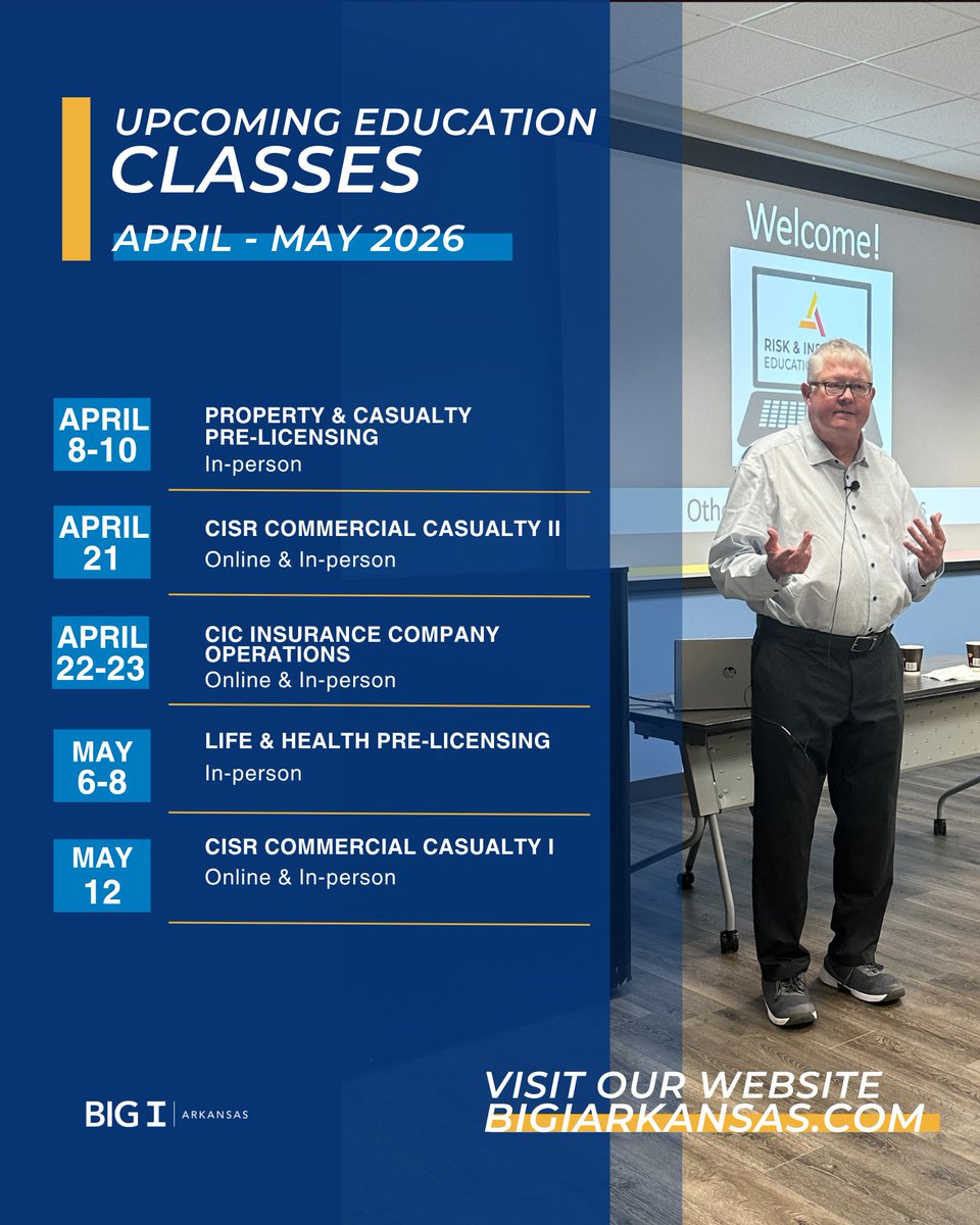New opportunities to grow!🌸 

Check out our April–May education lineup and find the class that helps you build confidence, sharpen your skills, and keep moving forward. Whether online or in person, we’ve got you covered.

📲 Register now: N bit.ly/49odG0l