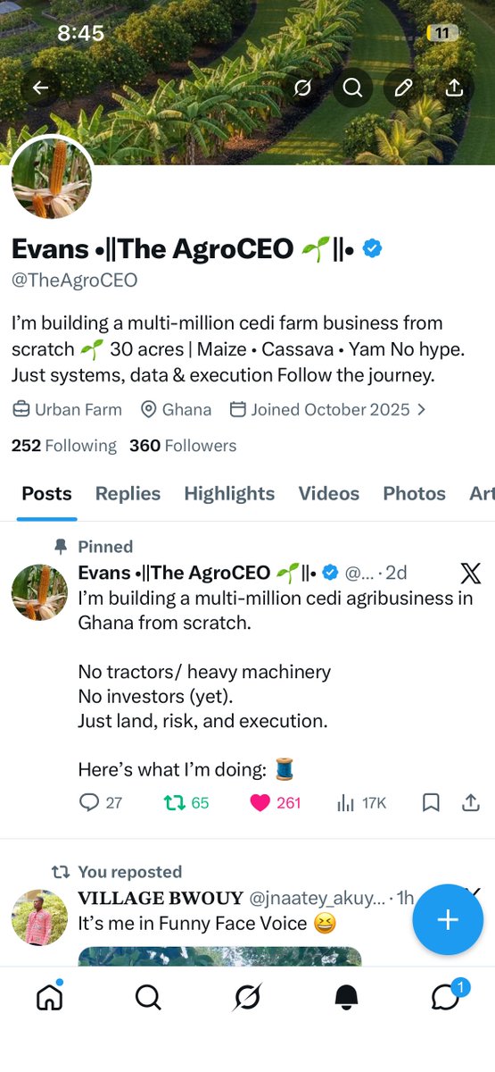 Evans •||The AgroCEO 🌱||• tweet media
