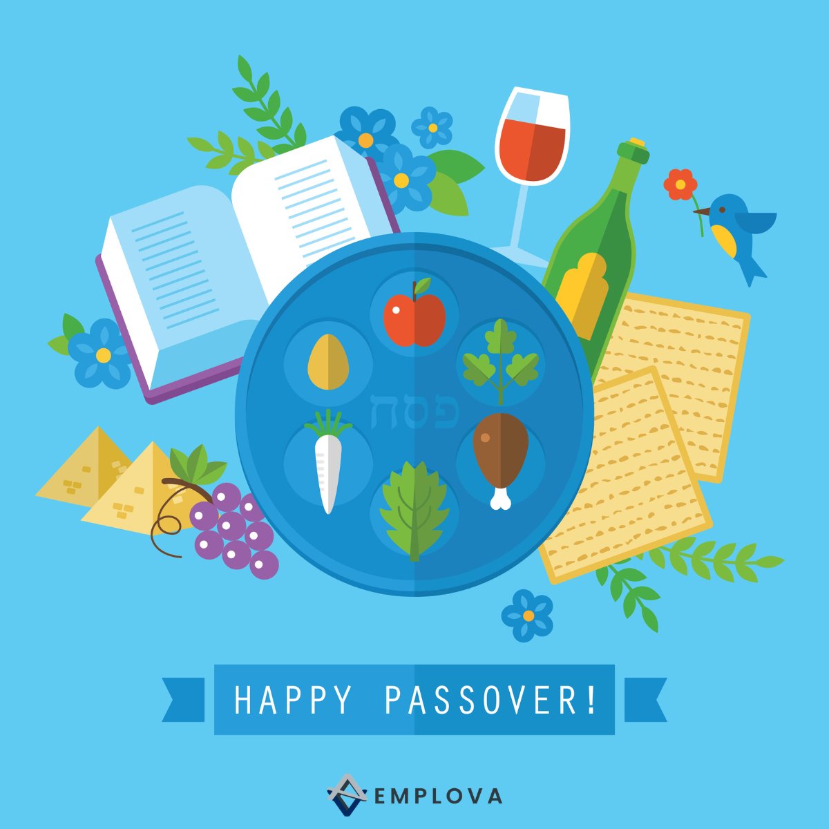 emplova's tweet photo. Happy Passover to all who celebrate! Wishing you a joyful and meaningful holiday.
#passover https://t.co/BezNlTxQJU