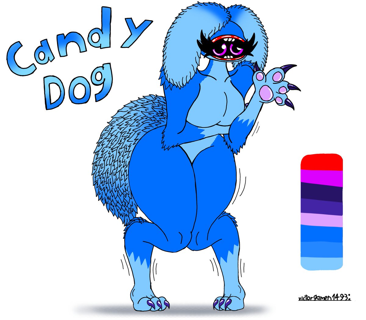 victorgamen's tweet photo. Les quiero presentar un nuevo personaje, que se basa en un videojuego de terror, y se llama:
Candy Dog💙🐶💠
#oc #joyville2 https://t.co/trJzITTvue