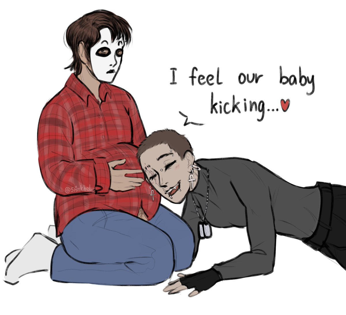 Pregnancy is going well
#creepypasta #marblehornets #masky #yumeship