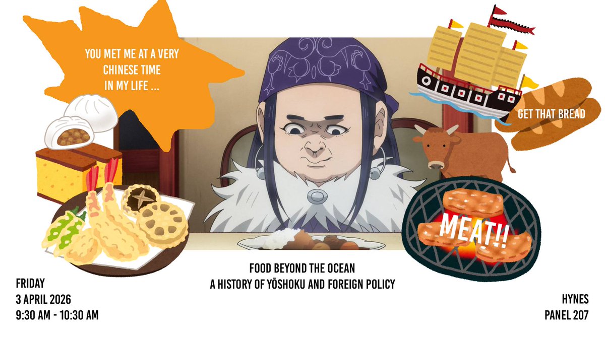 leechplague's tweet photo. ✨hello friends!!✨
i will be speaking again this year at anime boston! i am bringing back my panel on the history of yōshoku🥩friday morning, and on easter sunday, i will be presenting on the history of christianity in japan with @pelides✝️looking forward to seeing you soon! https://t.co/aQDqphemr9