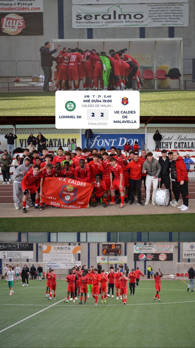 MarcOrtiz_7's tweet photo. Primer dia de @micfootballcup. Orgullós d’aquest equip!! 🍍❤️🤍

#FootballCoach #UECaldes https://t.co/co4xGWWueI
