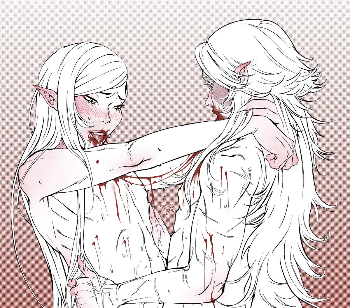 Day 1: Vampires for #KokoWeek2026 <a href="/KokoWeek2026/">Koko Week 2026</a>! vampire #イヌココ is my bread and butter 🤤