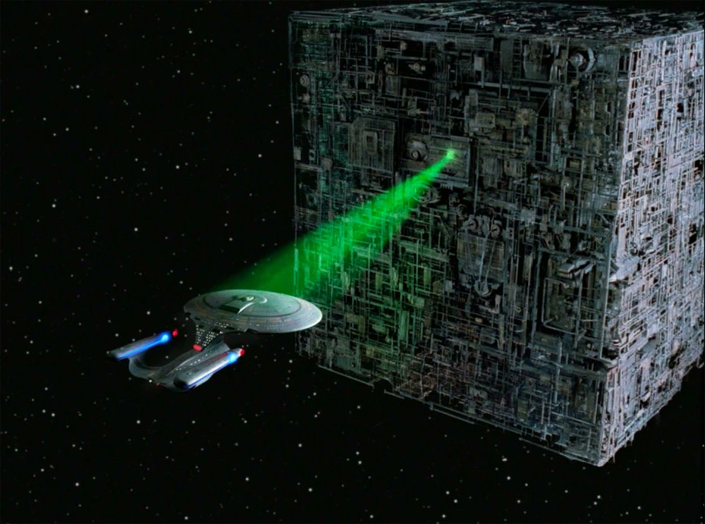 Starfleet_21_61's tweet photo. in the year 2365
The USS Enterprise-D makes first official contact with the Borg.
Stardates:
42073.1 β 42976.1
#StarTrek #Starfleet #USSEnterprise #NCC1701D #QWho #Trekkie https://t.co/7c3784W1mS